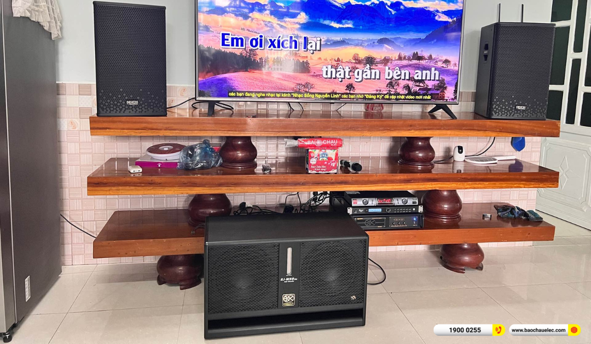 Lắp đặt d&agrave;n karaoke Denon gần 49tr cho anh H&ograve;a tại Đắk Lắk