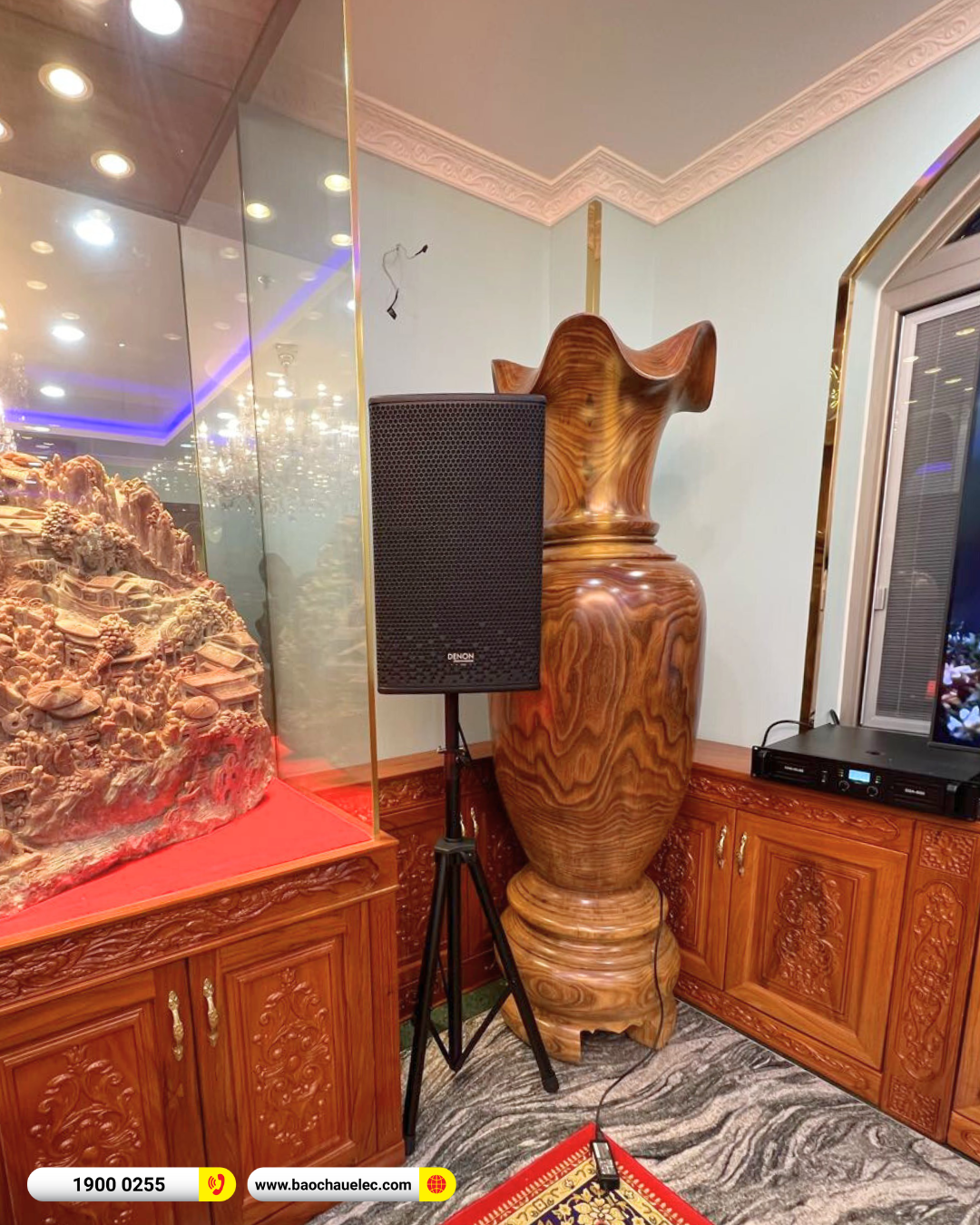 Lắp đặt d&agrave;n karaoke Denon hơn 35tr cho anh Ho&agrave;ng tại TP HCM