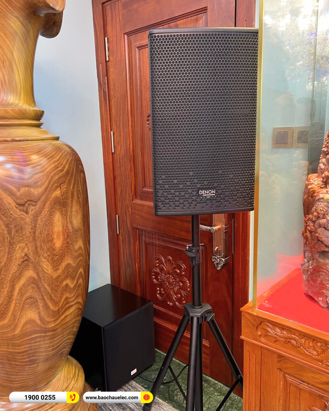 Lắp đặt d&agrave;n karaoke Denon hơn 35tr cho anh Ho&agrave;ng tại TP HCM