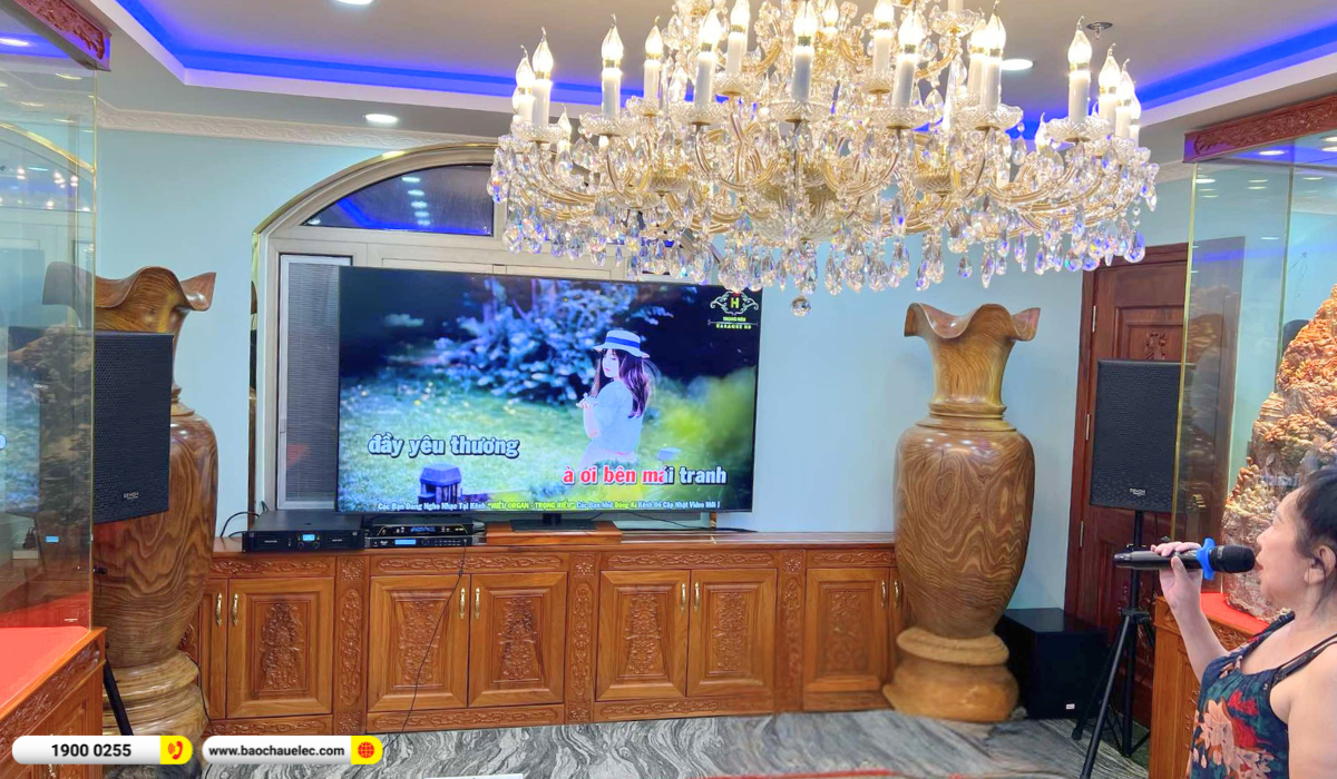 Lắp đặt d&agrave;n karaoke Denon hơn 35tr cho anh Ho&agrave;ng tại TP HCM
