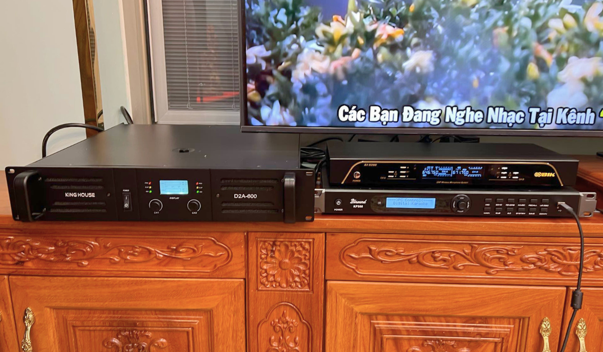 Lắp đặt d&agrave;n karaoke Denon hơn 35tr cho anh Ho&agrave;ng tại TP HCM