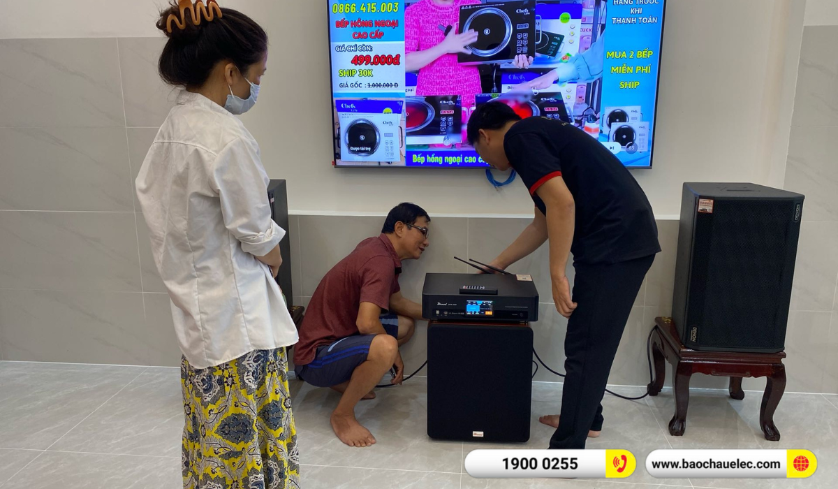 Lắp đặt d&agrave;n karaoke Denon hon 32tr cho anh Hưng tại Đồng Nai