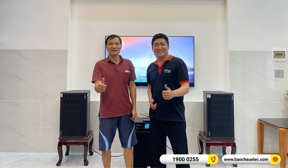 Lắp đặt d&agrave;n karaoke Denon hon 32tr cho anh Hưng tại Đồng Nai