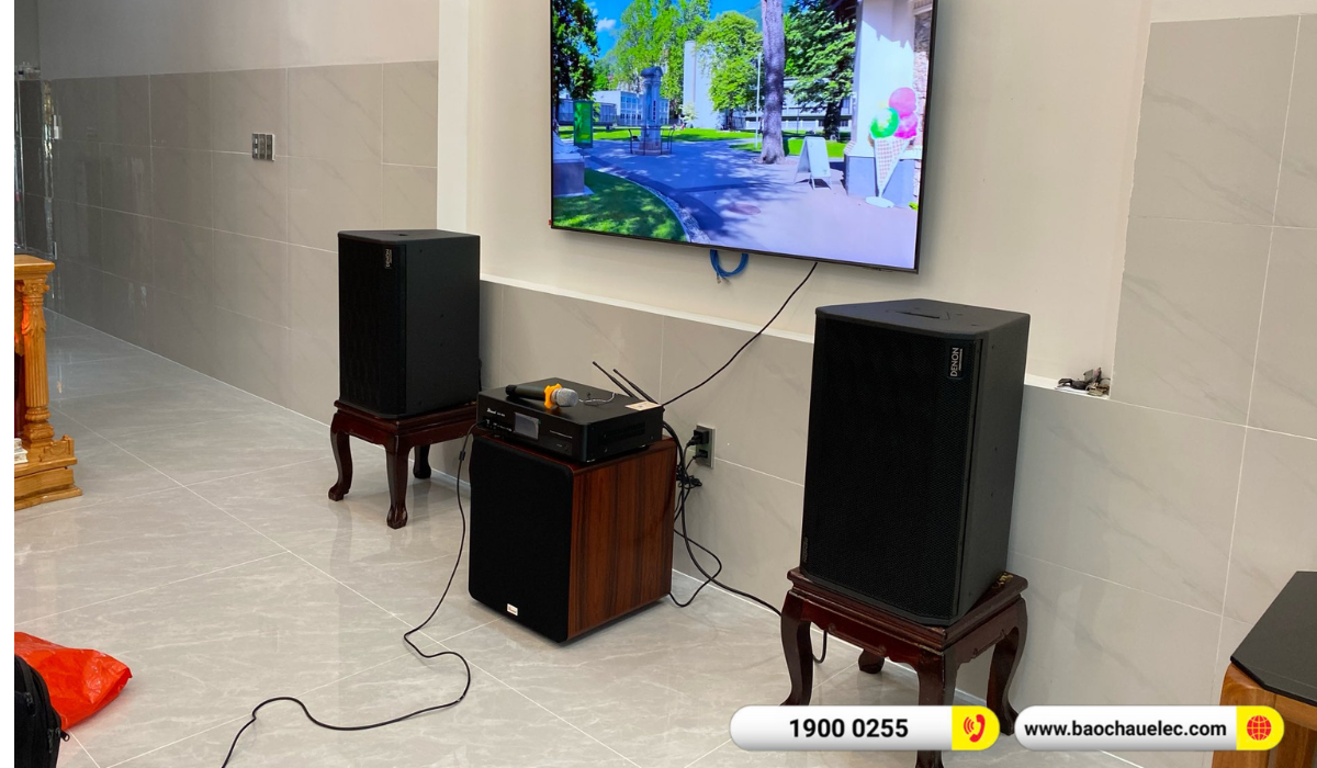 Lắp đặt d&agrave;n karaoke Denon hon 32tr cho anh Hưng tại Đồng Nai