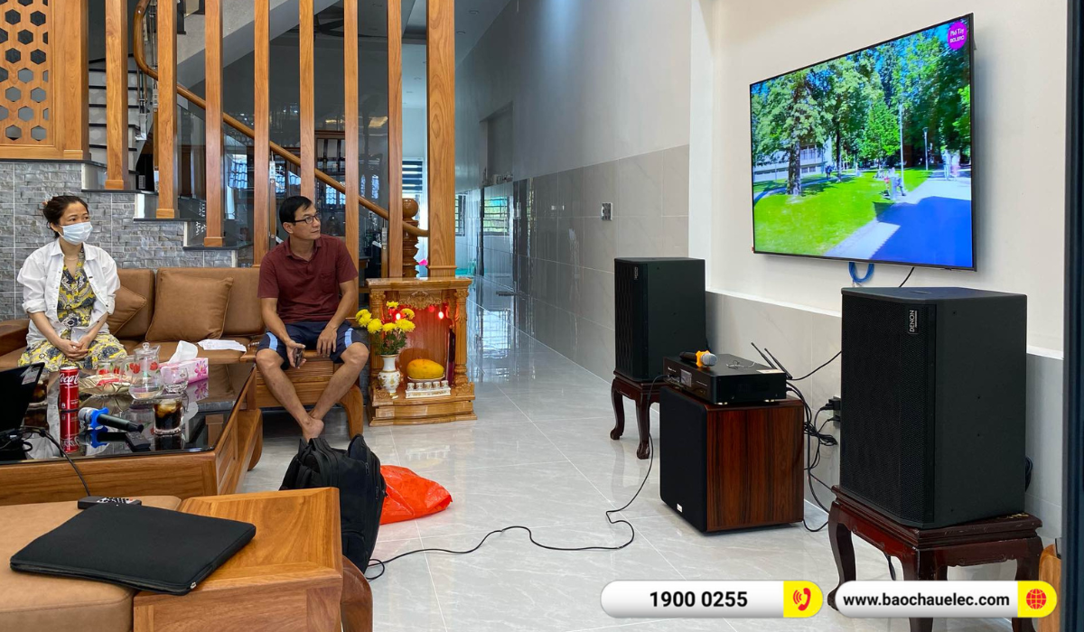 Lắp đặt d&agrave;n karaoke Denon hon 32tr cho anh Hưng tại Đồng Nai