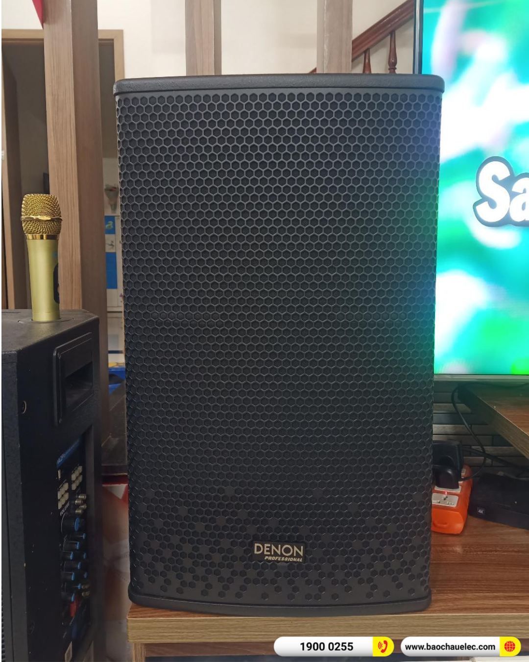 Lắp đặt d&agrave;n karaoke Denon hon 40tr cho anh Hướng tại H&agrave; Nội