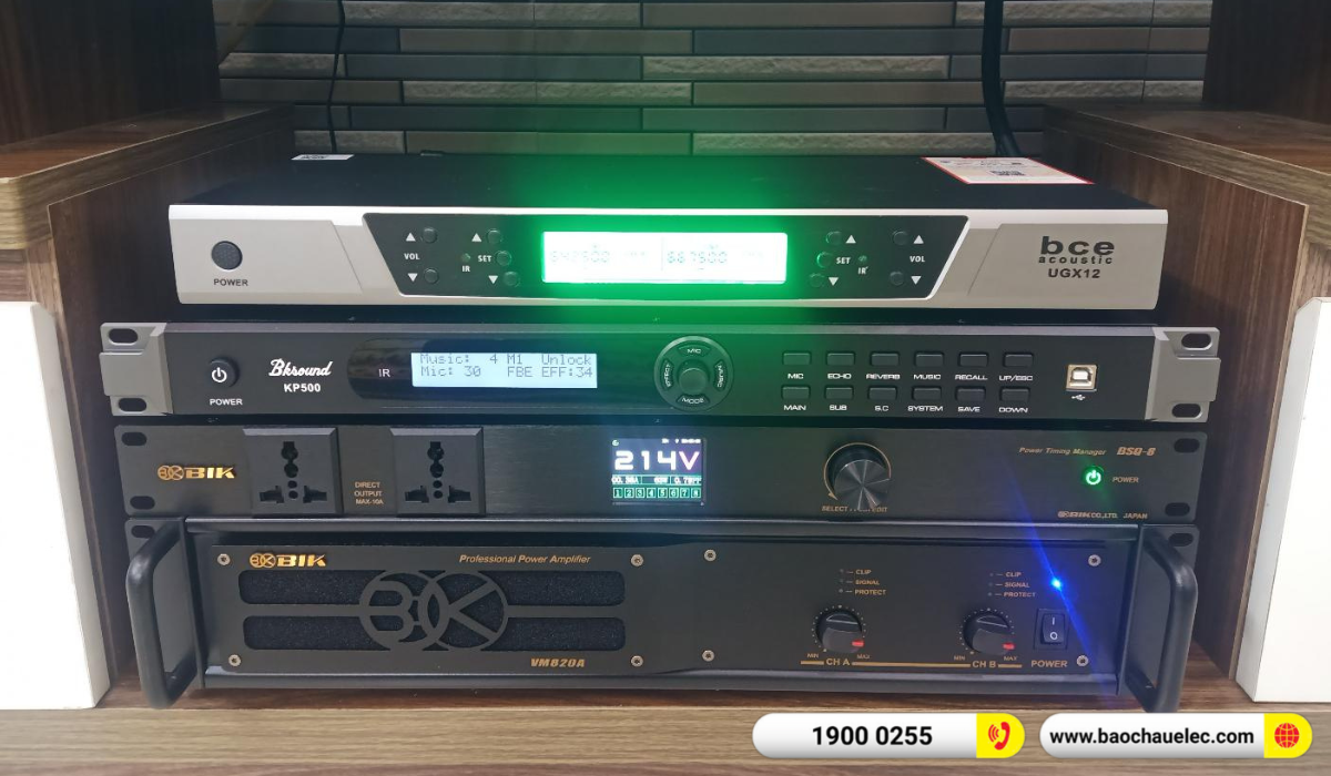 Lắp đặt d&agrave;n karaoke Denon hon 40tr cho anh Hướng tại H&agrave; Nội