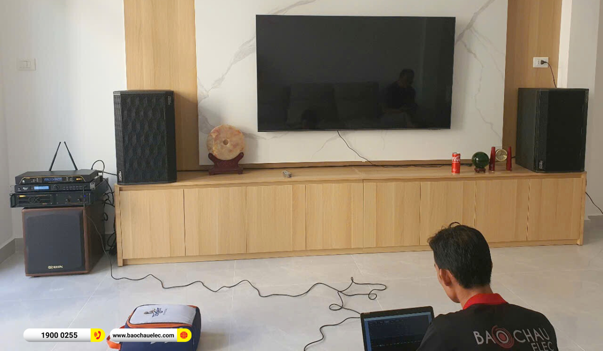 Lắp đặt d&agrave;n karaoke Denon hơn 40tr cho anh Khi&ecirc;m tại TP HCM