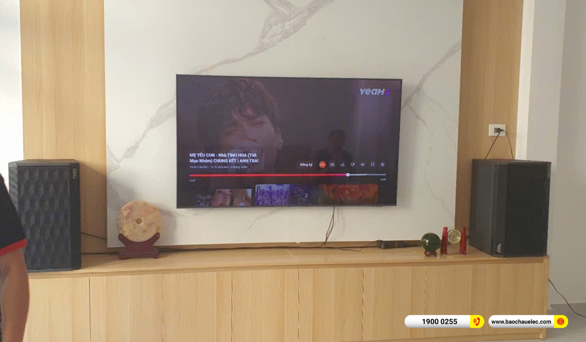 Lắp đặt d&agrave;n karaoke Denon hơn 40tr cho anh Khi&ecirc;m tại TP HCM