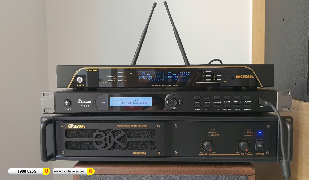 Lắp đặt d&agrave;n karaoke Denon hơn 40tr cho anh Khi&ecirc;m tại TP HCM