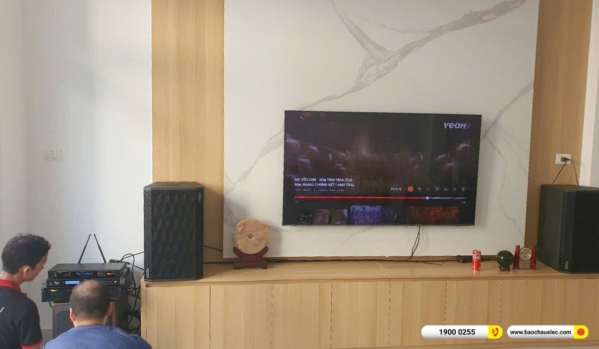 Lắp đặt d&agrave;n karaoke Denon hơn 40tr cho anh Khi&ecirc;m tại TP HCM