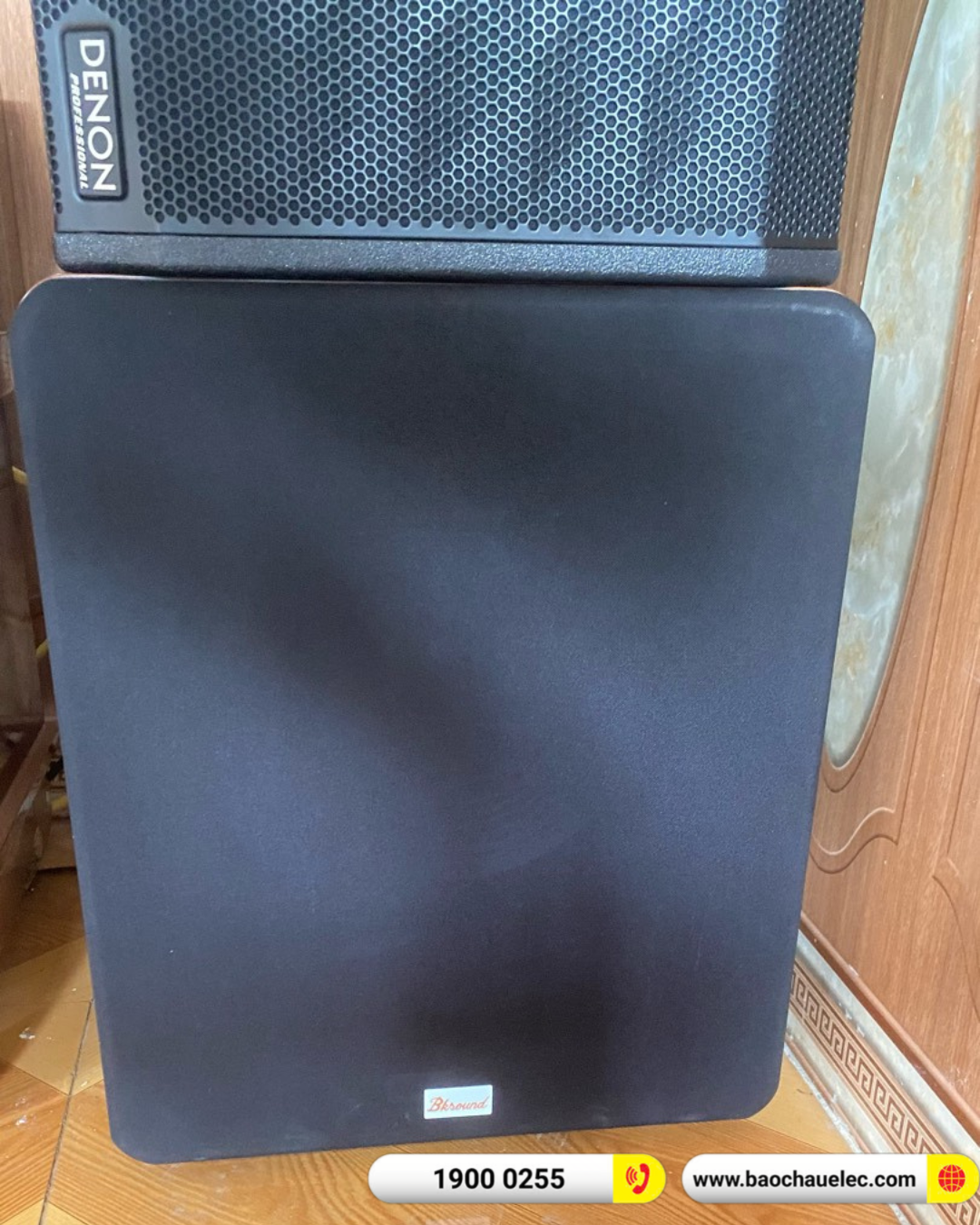 Lắp đặt d&agrave;n karaoke Denon hơn 42tr cho anh Khởi tại Hải Ph&ograve;ng