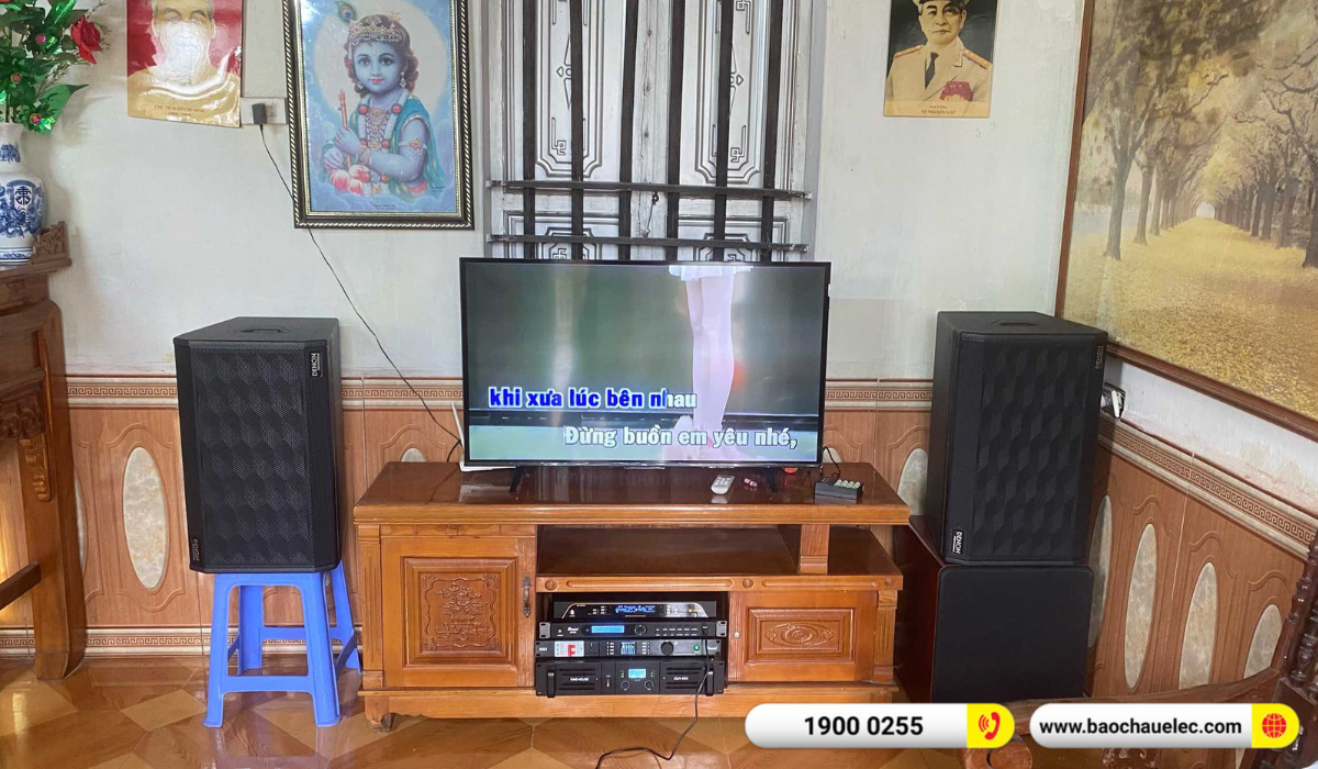 Lắp đặt d&agrave;n karaoke Denon hơn 42tr cho anh Khởi tại Hải Ph&ograve;ng