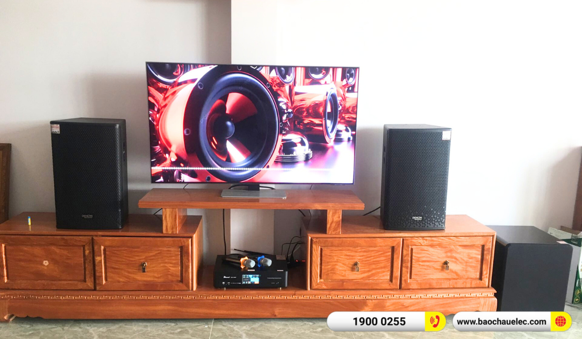 Lắp đặt d&agrave;n karaoke Denon hơn 29tr cho anh Linh tại B&igrave;nh Dương