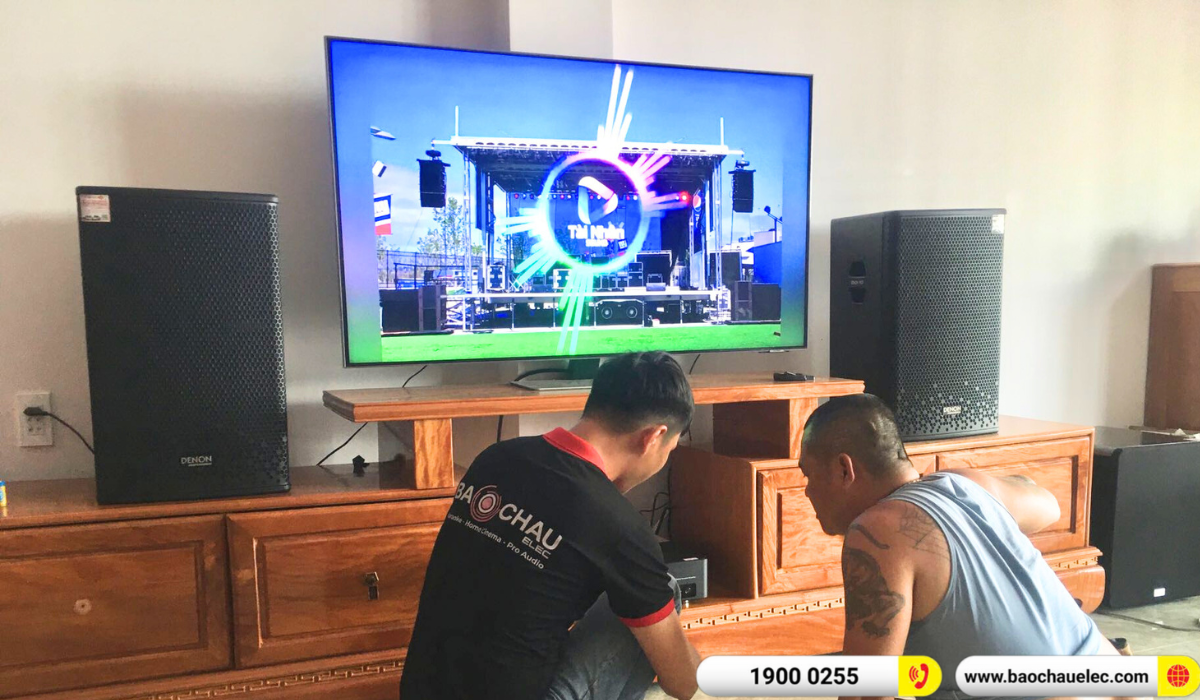 Lắp đặt d&agrave;n karaoke Denon hơn 29tr cho anh Linh tại B&igrave;nh Dương