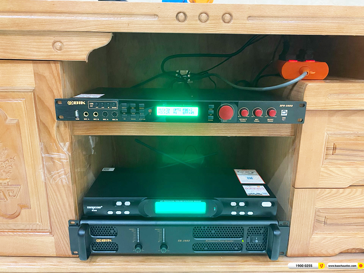 Lắp đặt d&agrave;n karaoke Denon hơn 38tr cho anh Lợi ở TPHCM