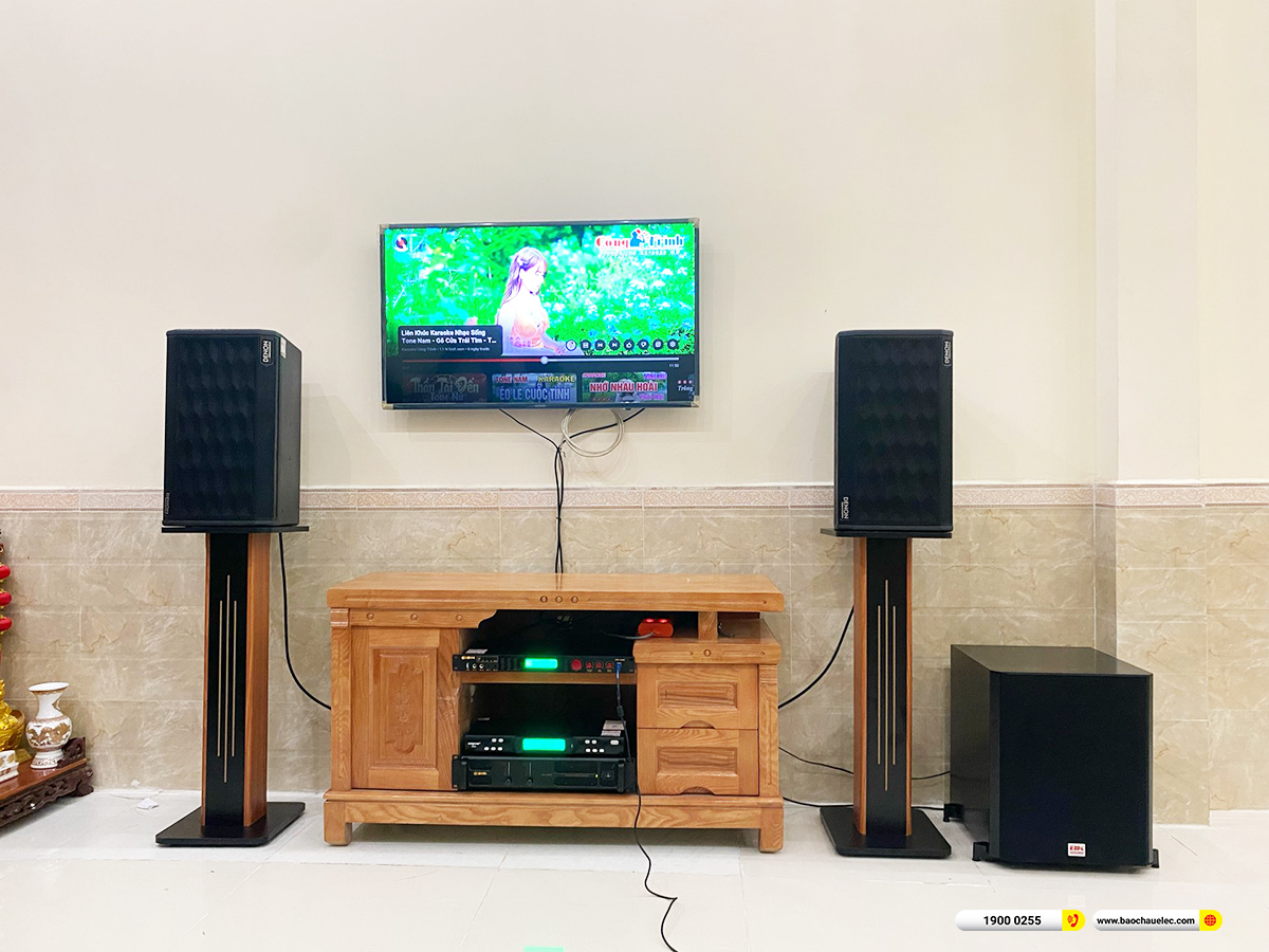 Lắp đặt d&agrave;n karaoke Denon hơn 38tr cho anh Lợi ở TPHCM