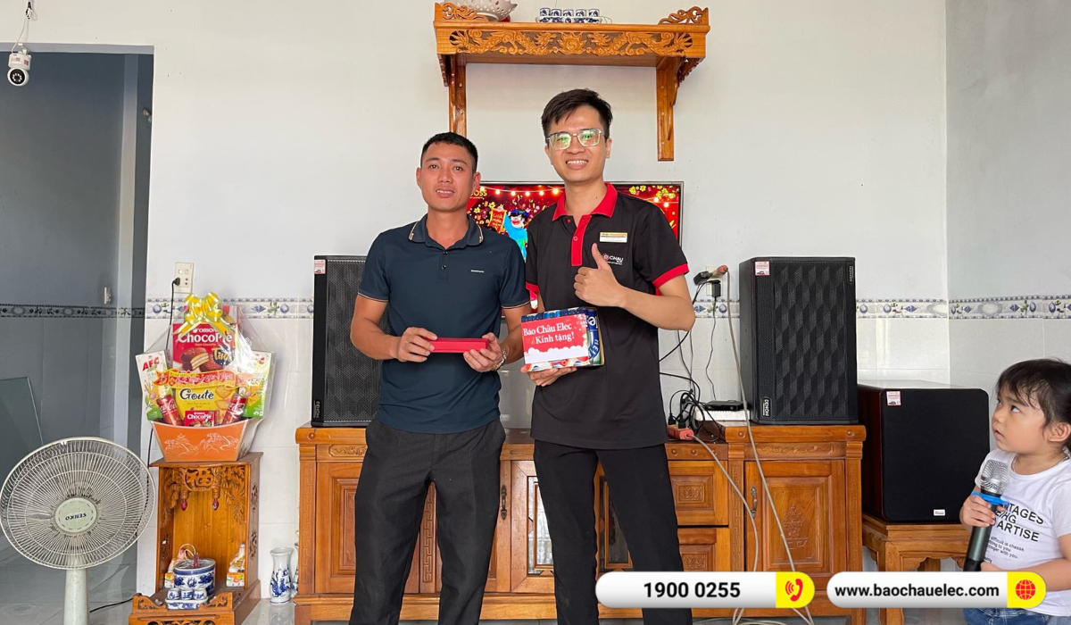 Lắp đặt d&agrave;n karaoke Denon hơn 31tr cho anh Lường tại Đồng Nai