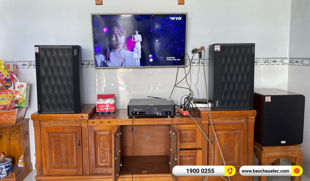 Lắp đặt d&agrave;n karaoke Denon hơn 31tr cho anh Lường tại Đồng Nai