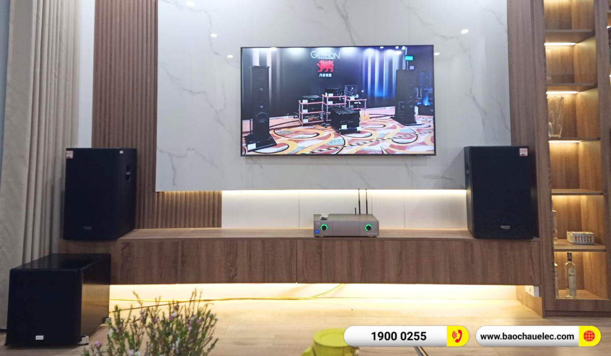 Lắp đặt dàn karaoke Denon hơn 31tr cho anh Minh tại Hưng Yên