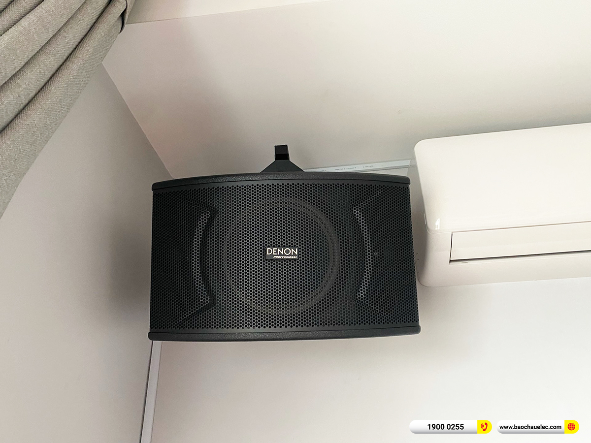 Lắp đặt d&agrave;n karaoke Denon gần 20tr cho anh Nam ở TPHCM