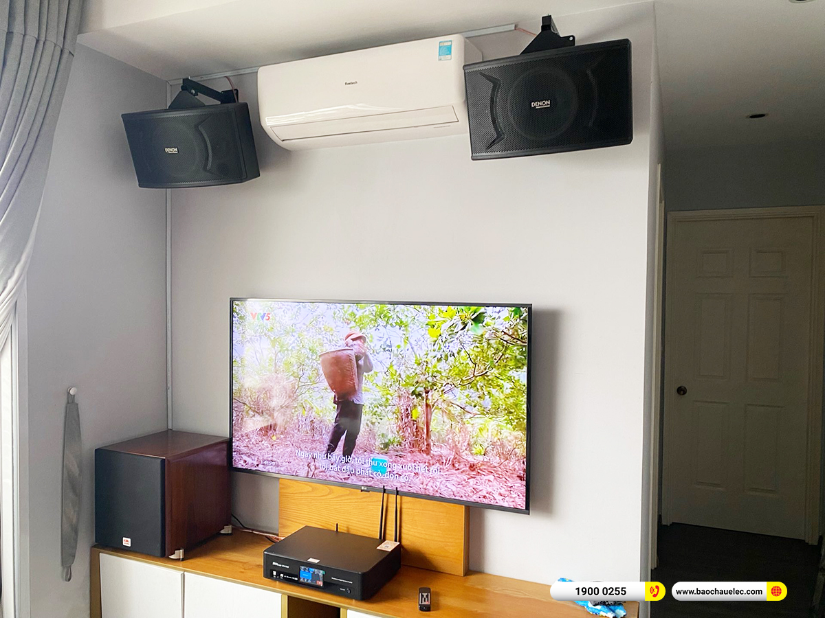 Lắp đặt d&agrave;n karaoke Denon gần 20tr cho anh Nam ở TPHCM