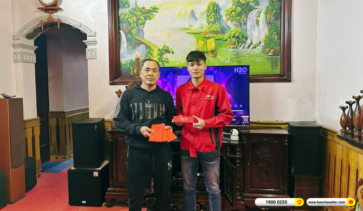 Lắp đặt d&agrave;n karaoke Denon gần 33tr cho anh Nghị tại Hưng y&ecirc;n
