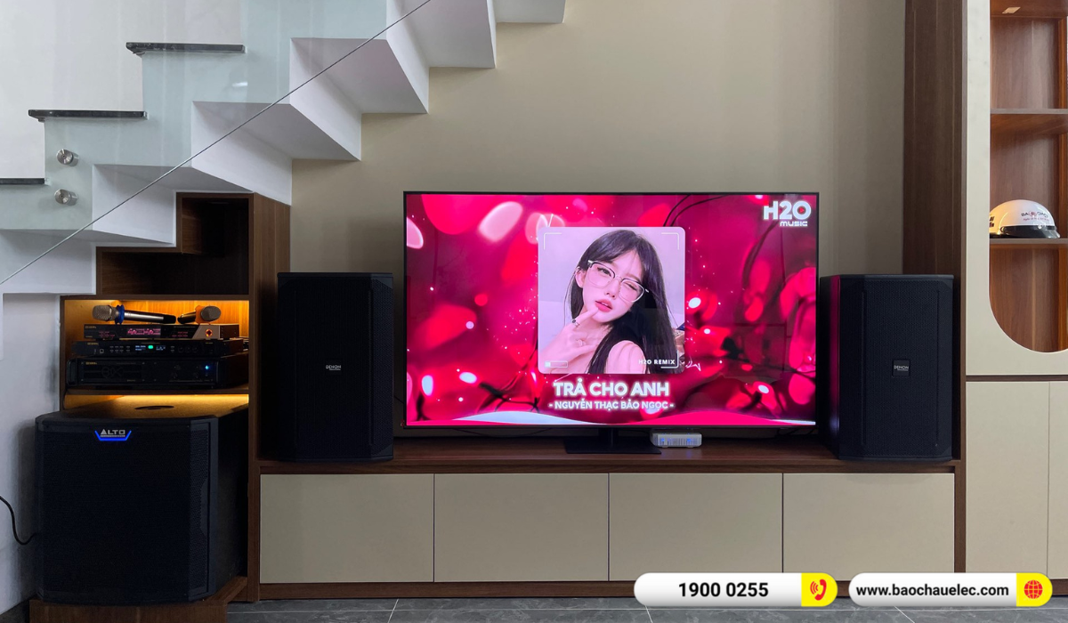 Lắp đặt d&agrave;n karaoke Denon hơn 51tr cho anh Ph&aacute;nh tại B&igrave;nh Dương