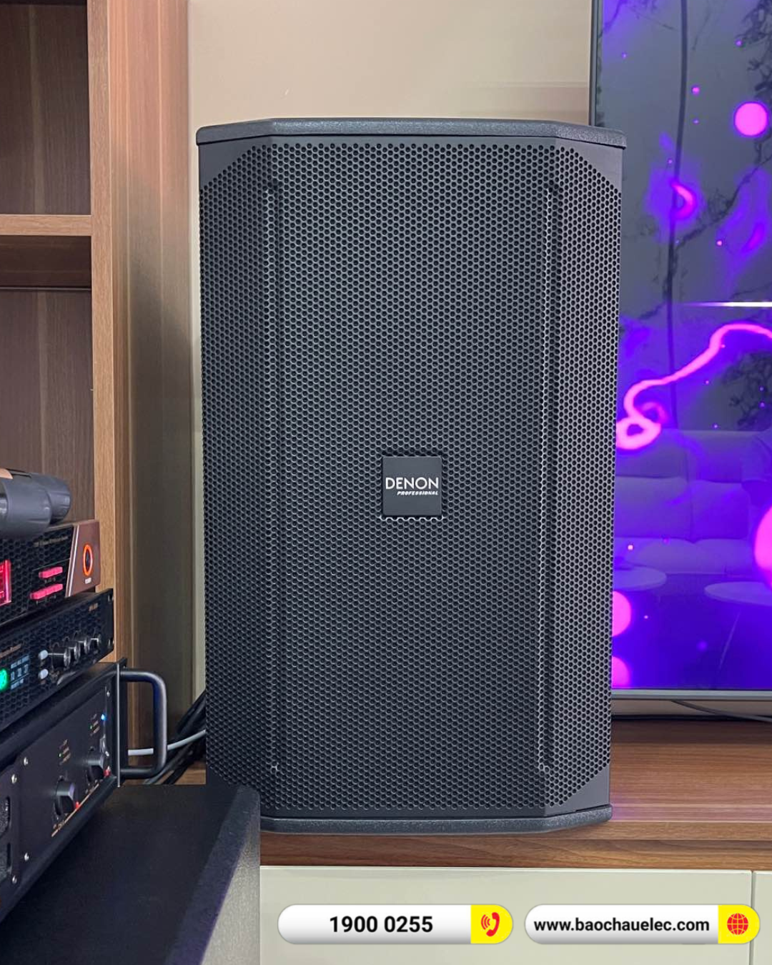 Lắp đặt d&agrave;n karaoke Denon hơn 51tr cho anh Ph&aacute;nh tại B&igrave;nh Dương