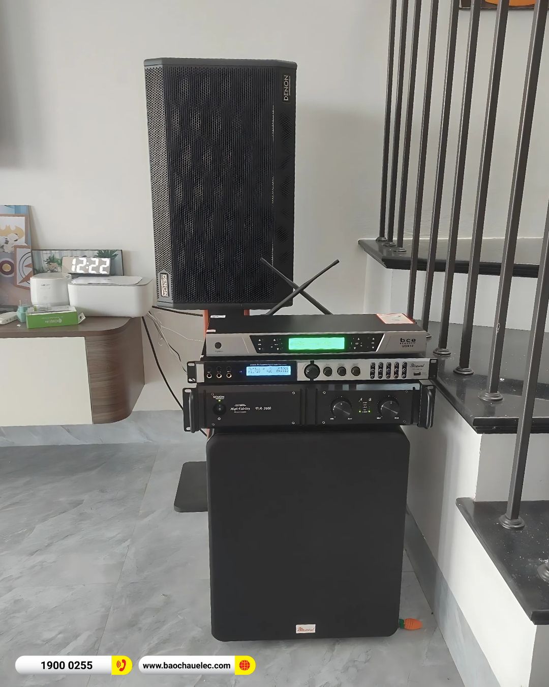Lắp đặt d&agrave;n karaoke Denon gần 47tr cho anh Ph&aacute;t tại Nam Định