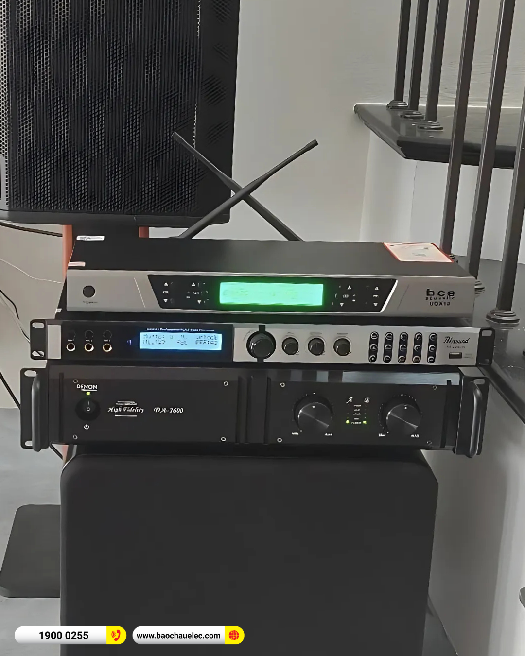 Lắp đặt d&agrave;n karaoke Denon gần 47tr cho anh Ph&aacute;t tại Nam Định
