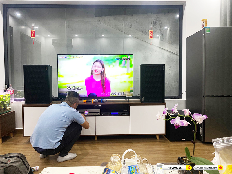 Lắp đặt dàn karaoke Denon gần 31tr cho anh Phương Hải Phòng