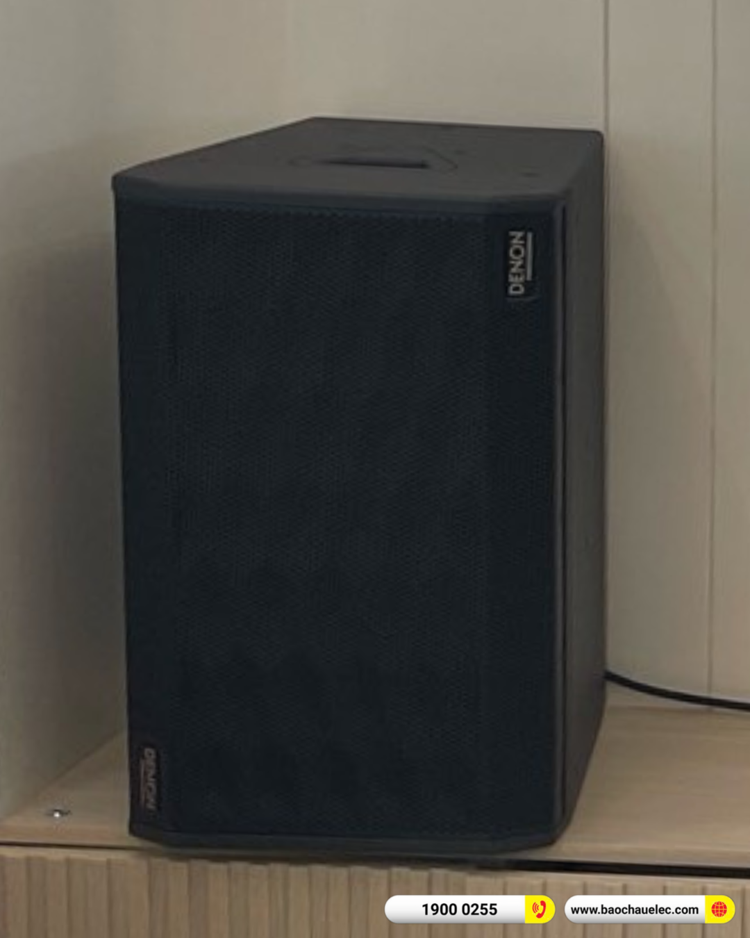 Lắp đặt d&agrave;n karaoke Denon hơn 38tr cho anh Phương tại H&agrave; Nội