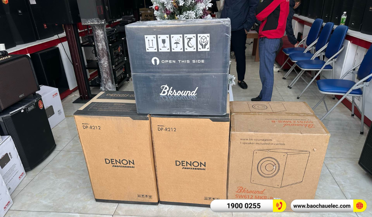 Lắp đặt d&agrave;n karaoke Denon hơn 29tr cho anh Quang tại H&agrave; Nội