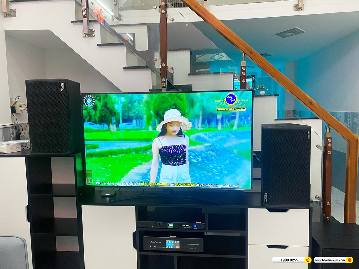 Lắp đặt d&agrave;n karaoke Denon gần 30tr cho anh Quyền ở TPHCM