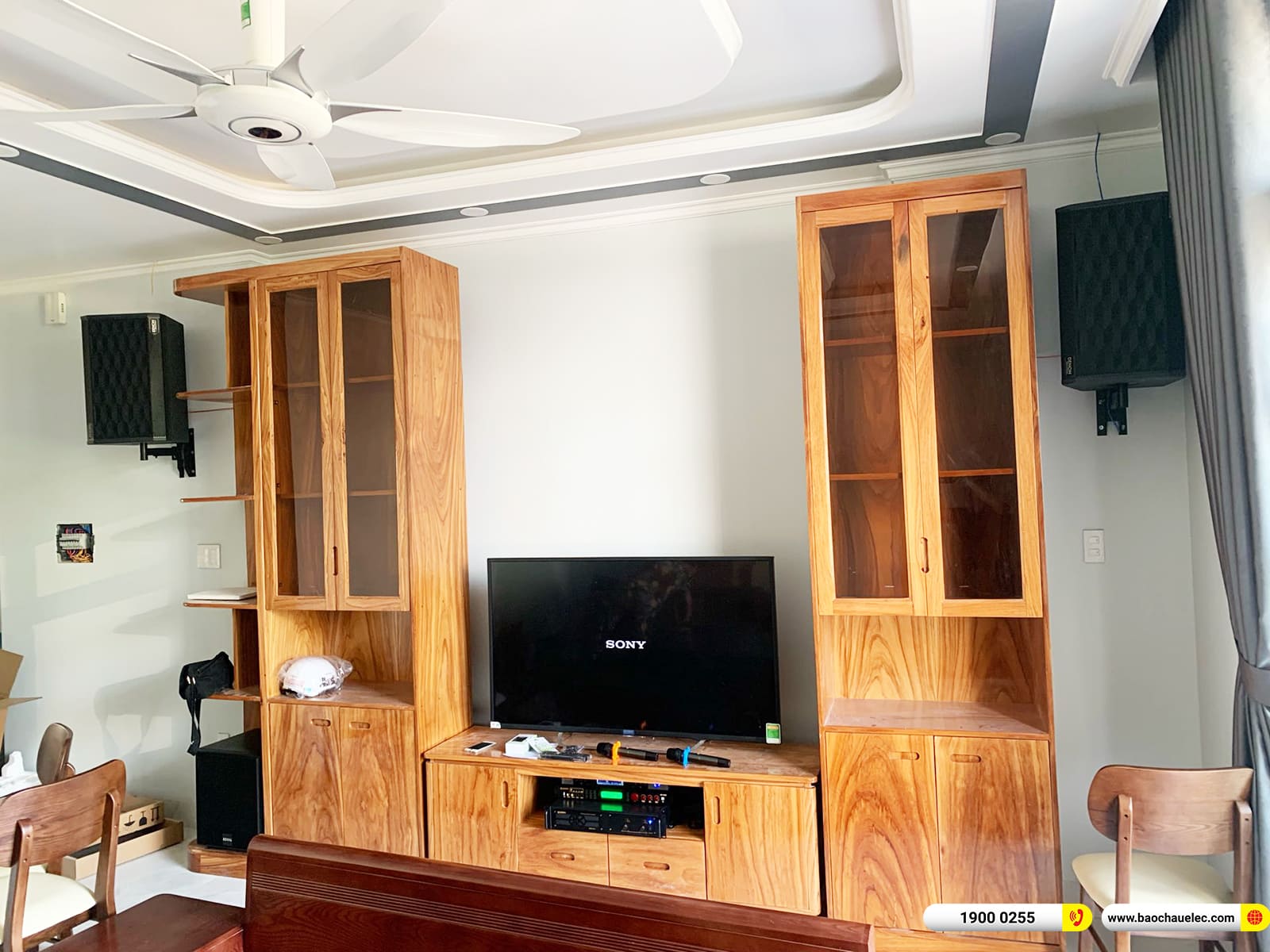 Lắp đặt dàn karaoke Denon gần 42tr cho anh Sơn ở TPHCM
