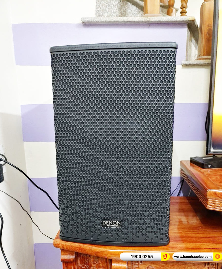 Lắp đặt dàn karaoke Denon hơn 40tr cho anh Thuận ở Thanh Hóa