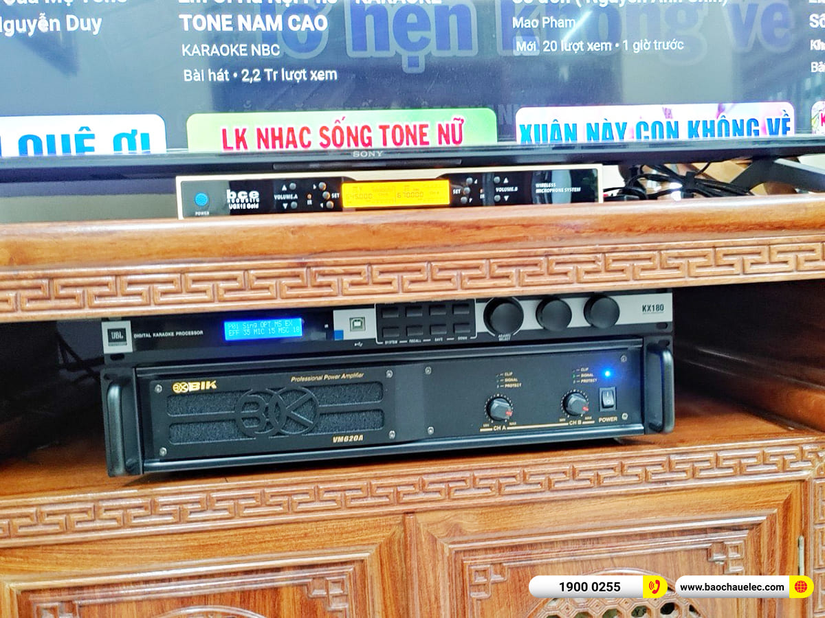 Lắp đặt dàn karaoke Denon hơn 40tr cho anh Thuận ở Thanh Hóa