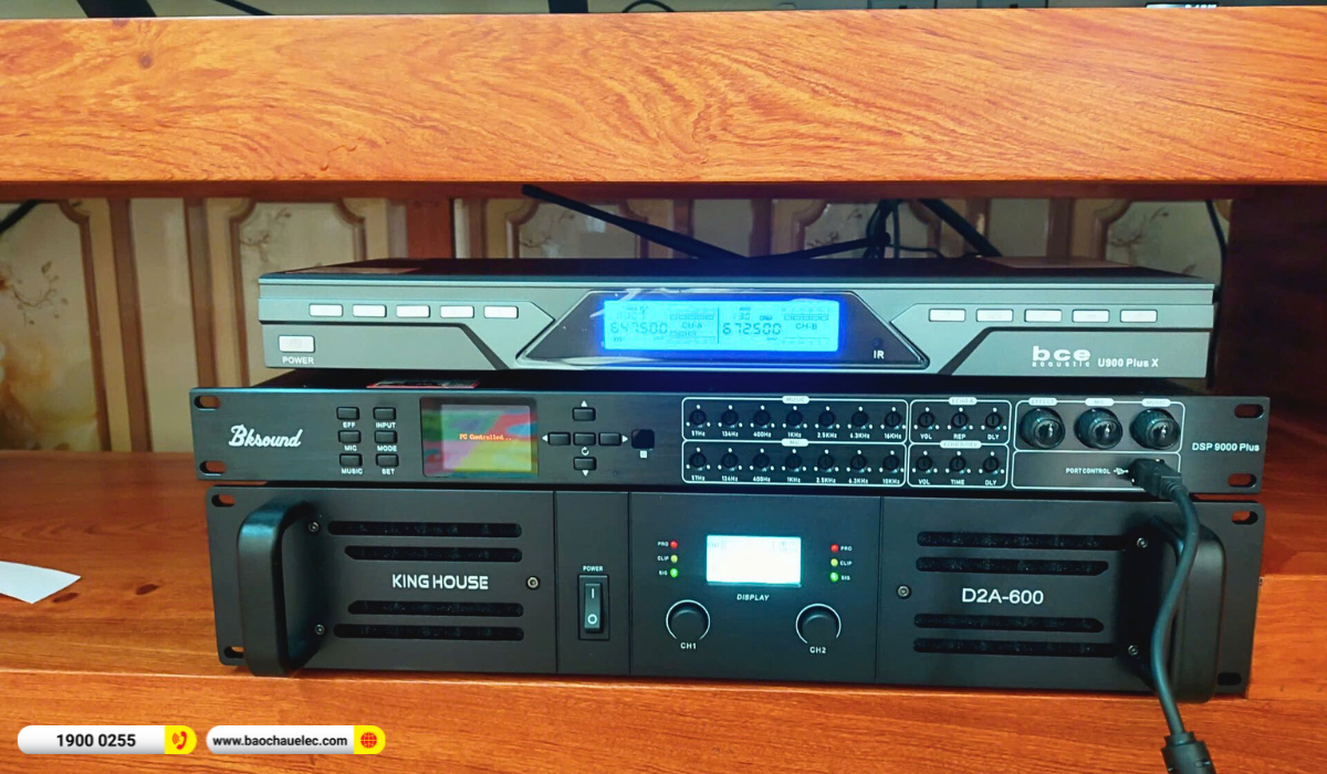 Lắp đặt d&agrave;n karaoke Denon gần 35tr cho anh Tọa tại Bắc Ninh