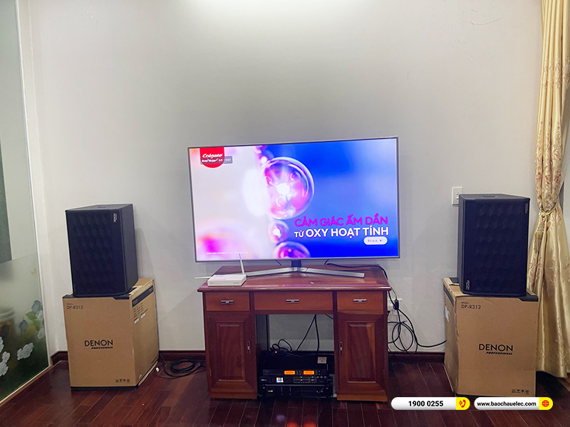 Lắp đặt d&agrave;n karaoke Denon gần 28tr cho anh Tr&igrave;nh ở Hải Ph&ograve;ng