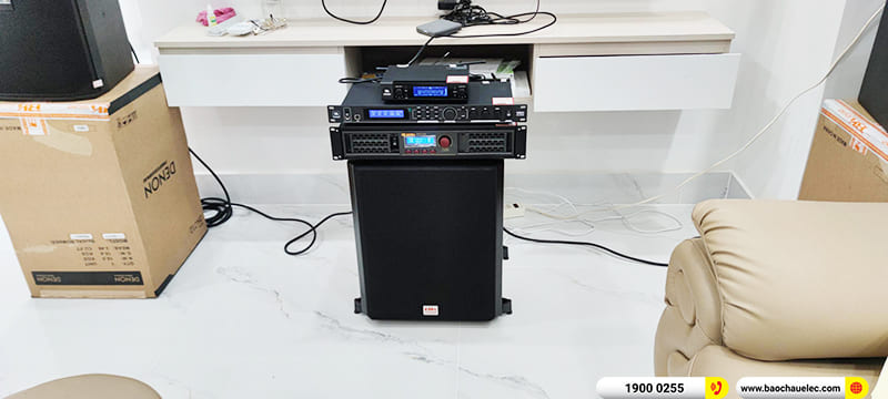 Lắp đặt dàn karaoke Denon cho anh Trung ở TPHCM