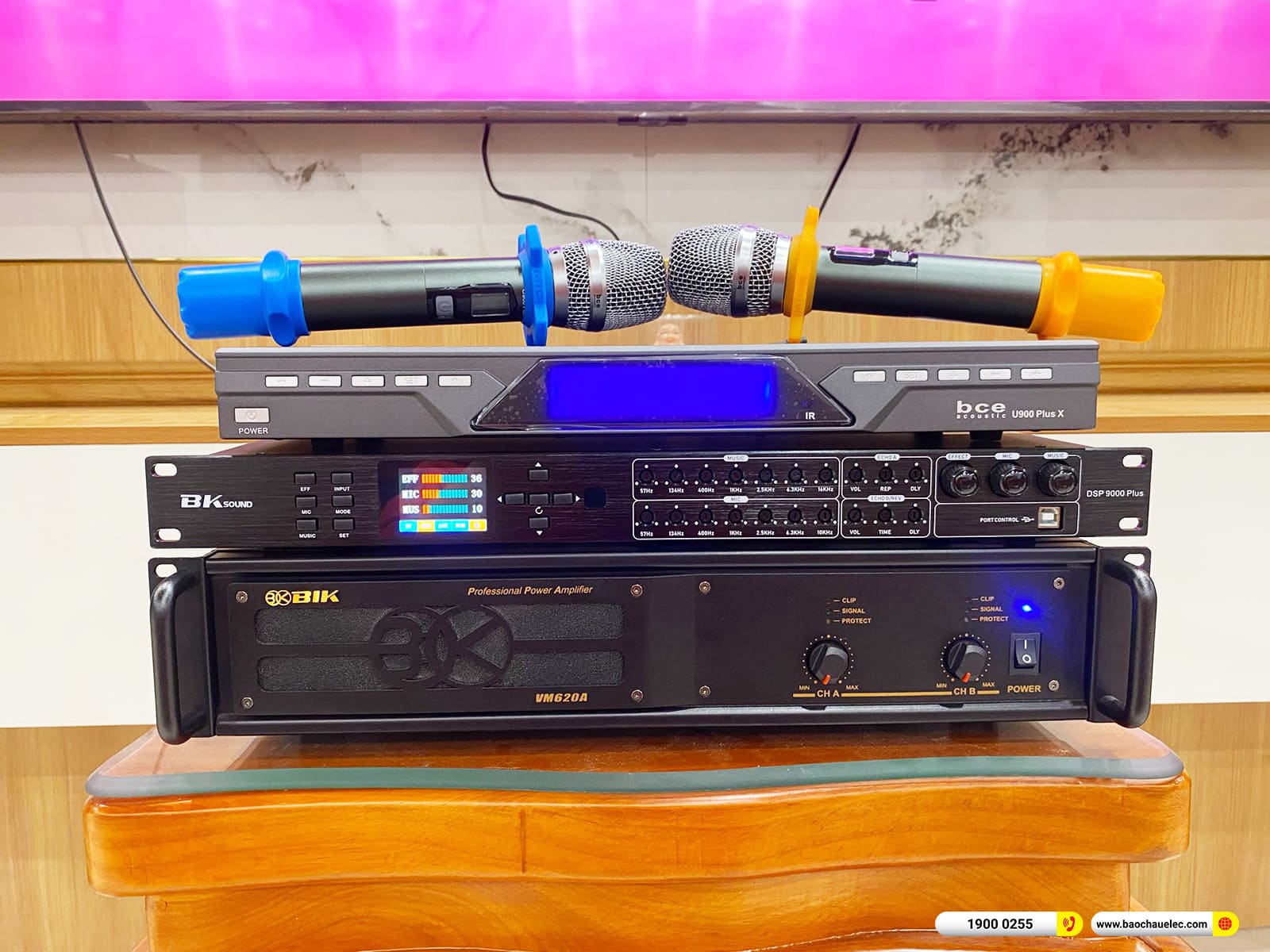 Lắp đặt d&agrave;n karaoke Denon gần 31tr cho anh T&ugrave;ng ở Thanh H&oacute;a