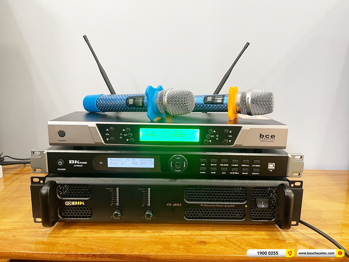 Lắp đặt dàn karaoke Denon gần 40tr cho anh Tường ở Cẩn Thơ
