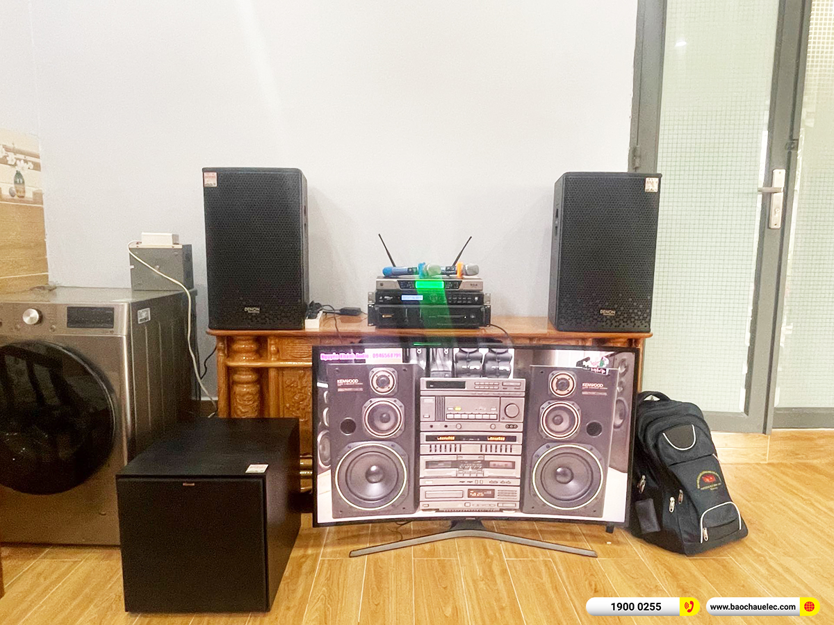 Lắp đặt dàn karaoke Denon gần 40tr cho anh Tường ở Cẩn Thơ