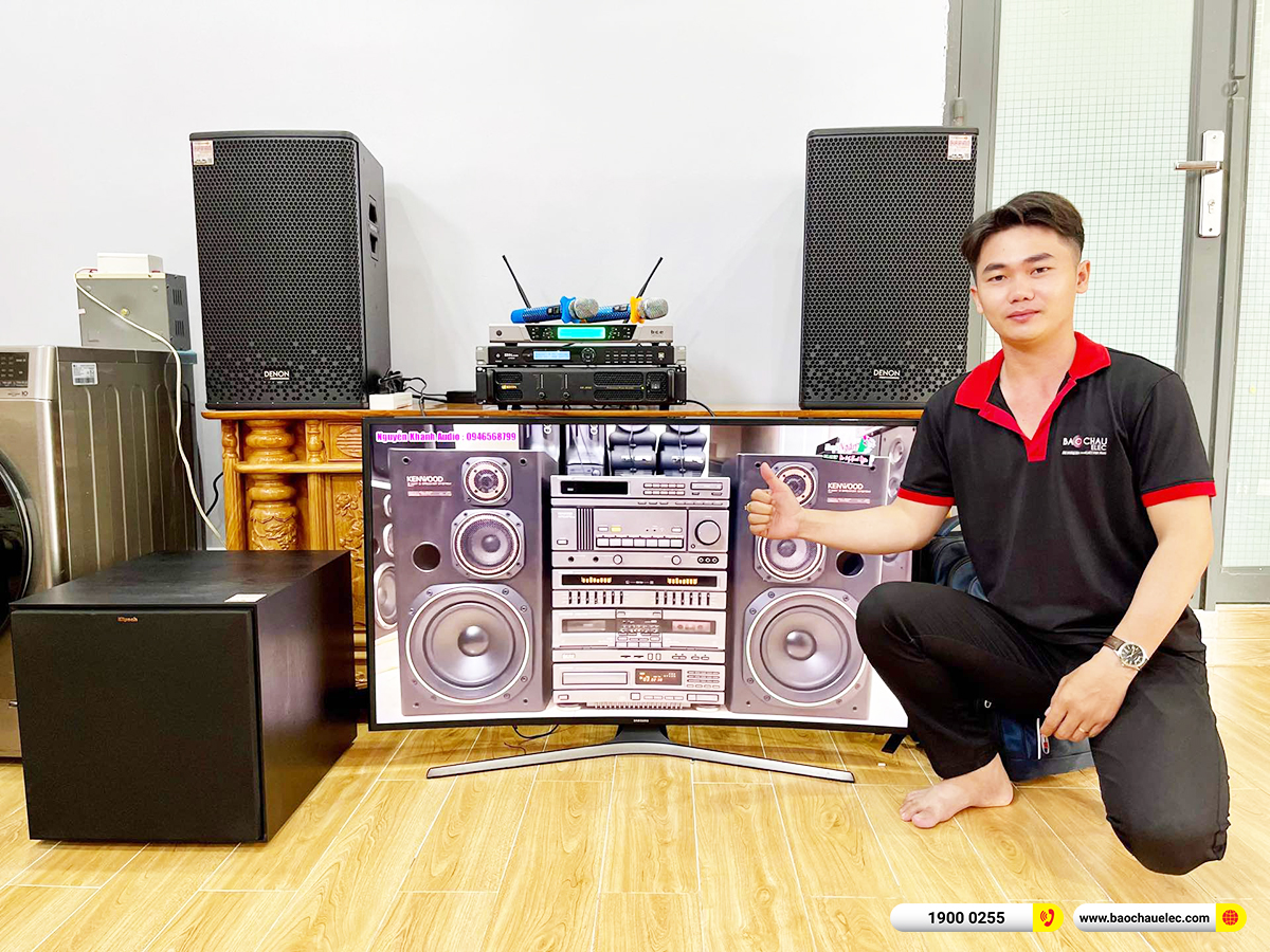 Lắp đặt dàn karaoke Denon gần 40tr cho anh Tường ở Cẩn Thơ