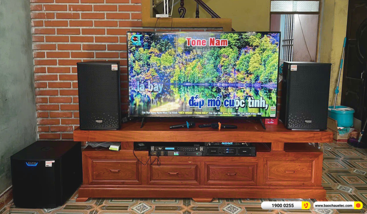 Lắp đặt d&agrave;n karaoke Denon gần 45tr cho anh Việt tại Bắc Ninh