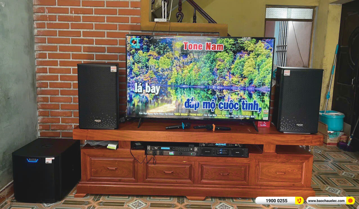 Lắp đặt d&agrave;n karaoke Denon gần 45tr cho anh Việt tại Bắc Ninh