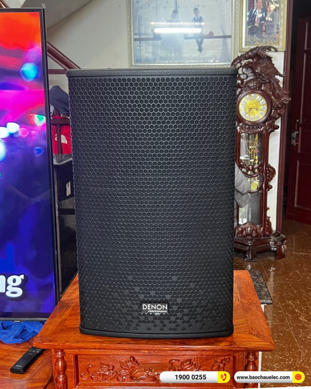 Lắp đặt d&agrave;n karaoke Denon hơn 36tr cho b&aacute;c Liệu tại H&agrave; Nội