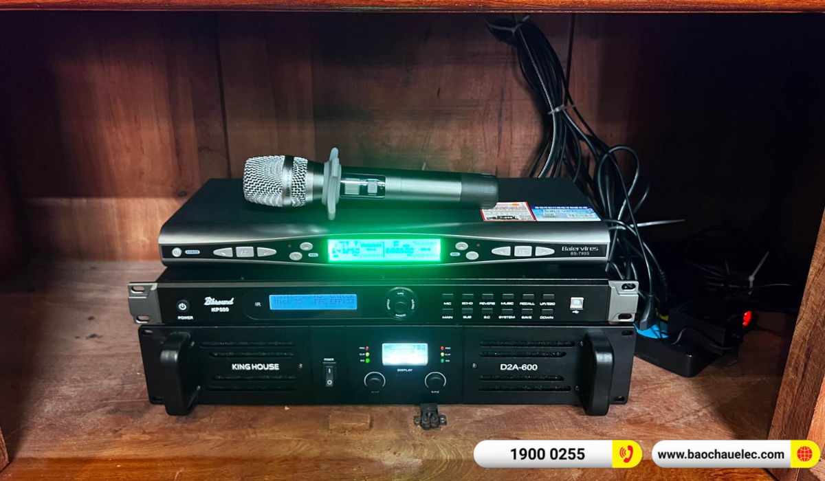 Lắp đặt d&agrave;n karaoke Denon hơn 36tr cho b&aacute;c Liệu tại H&agrave; Nội