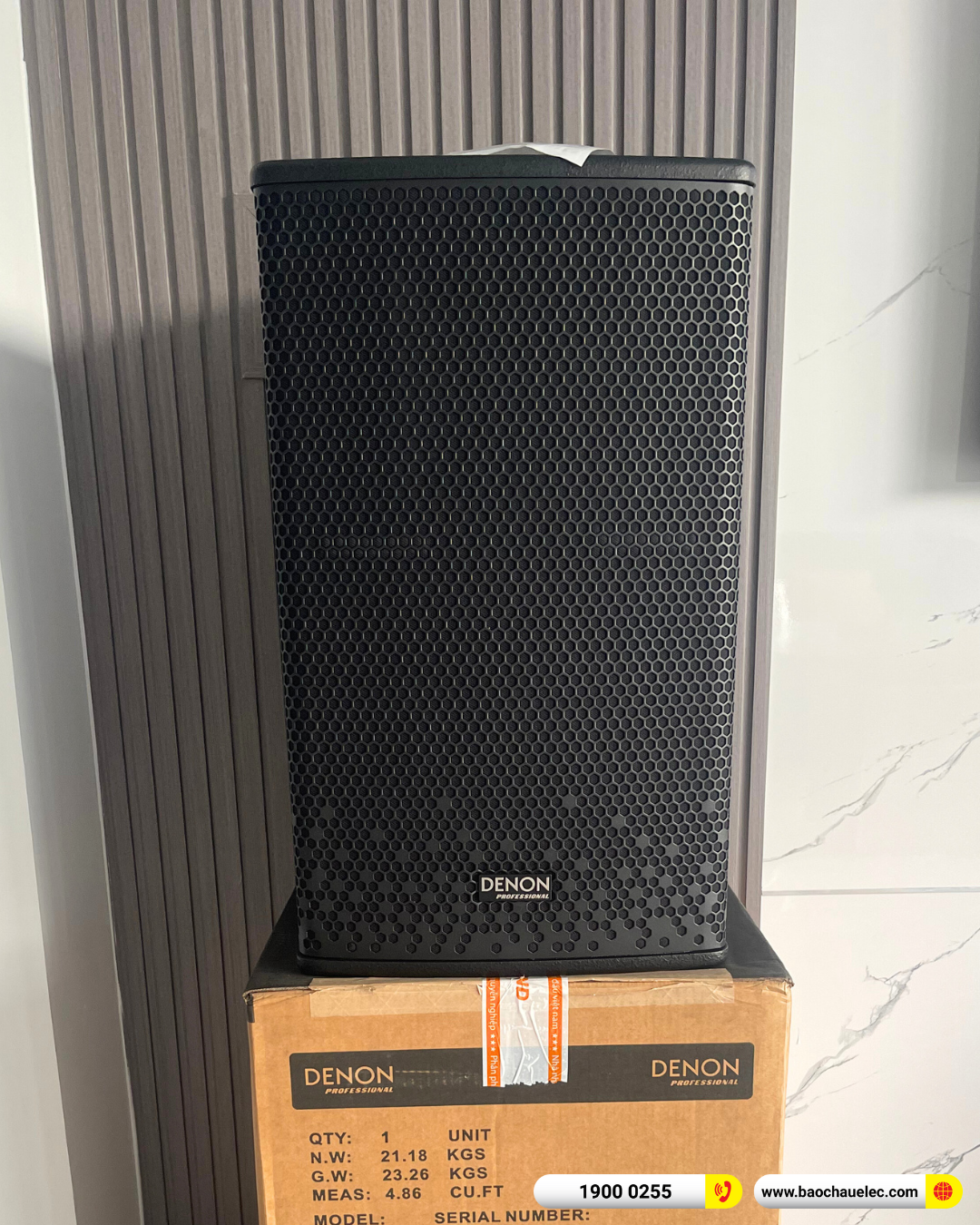 Lắp đặt d&agrave;n karaoke Denon gần 33tr cho chị Chi tại Long An